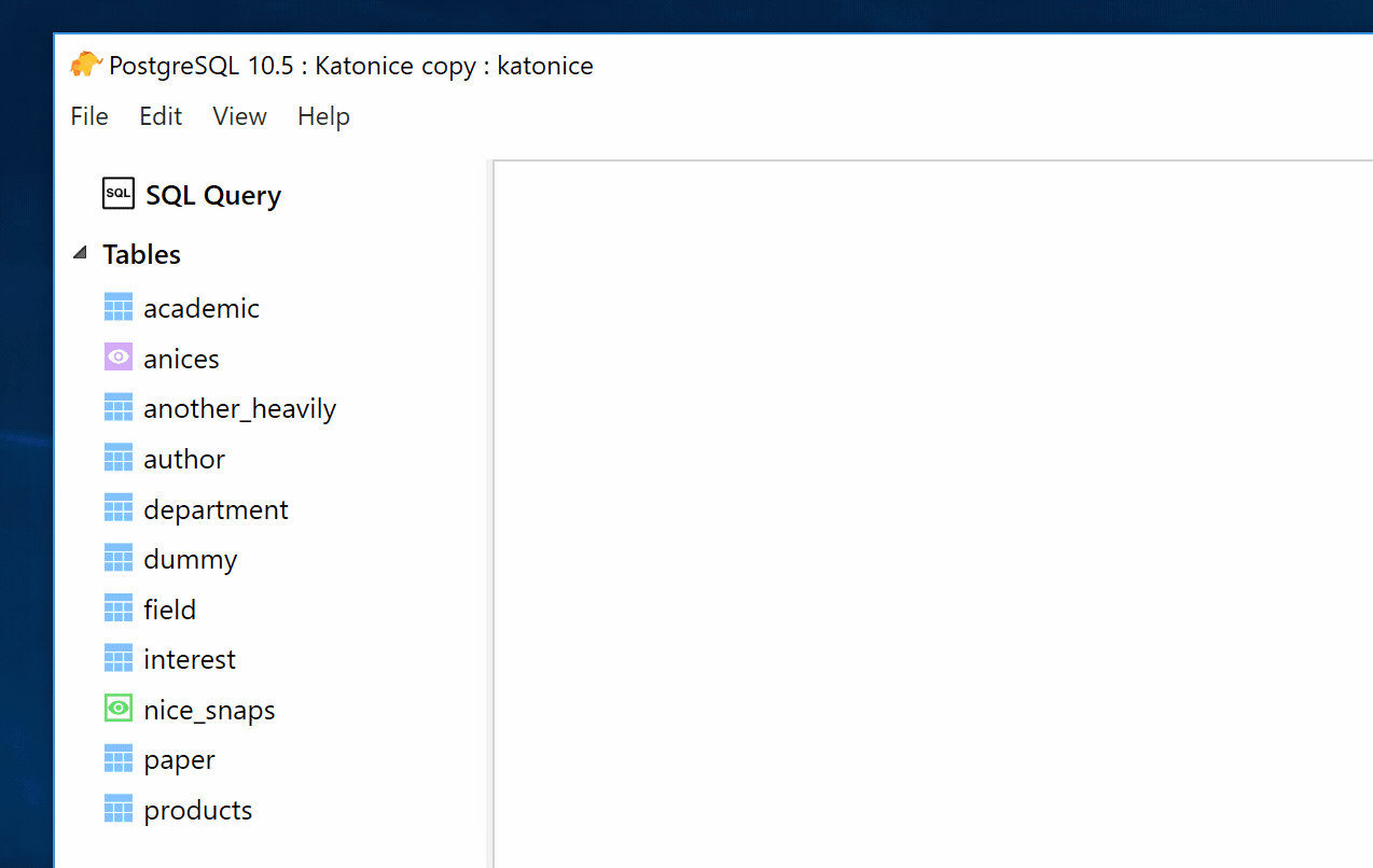 Streaming result row by row