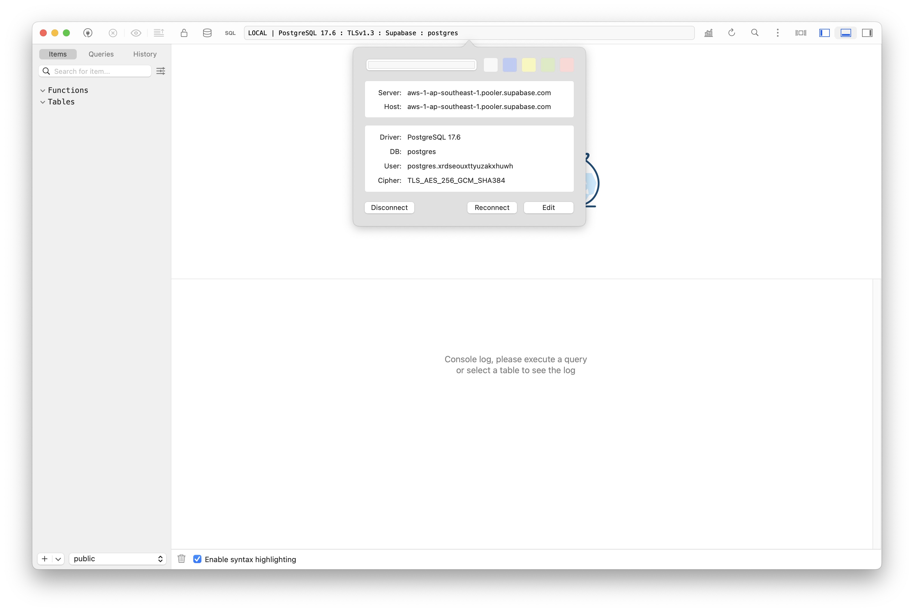 Test and connect